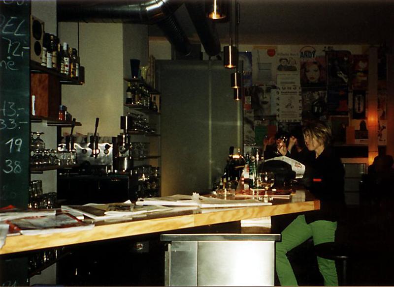 The bar is about the most conventional thing in Das Mobel