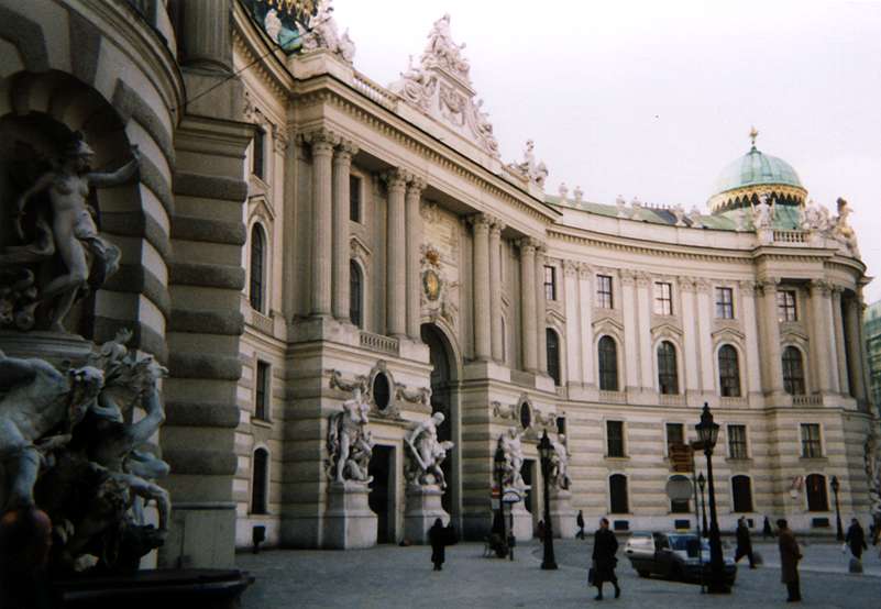 Vienna: Michaelaplatz is typical of Vienna’s grandeur