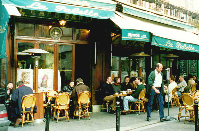 La Palette, my favourite cafe in France - rue de Seine, 6th arr., Paris, France