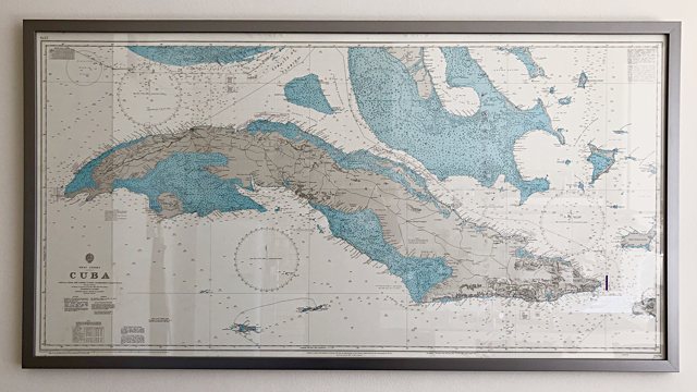 Cuba maritime chart