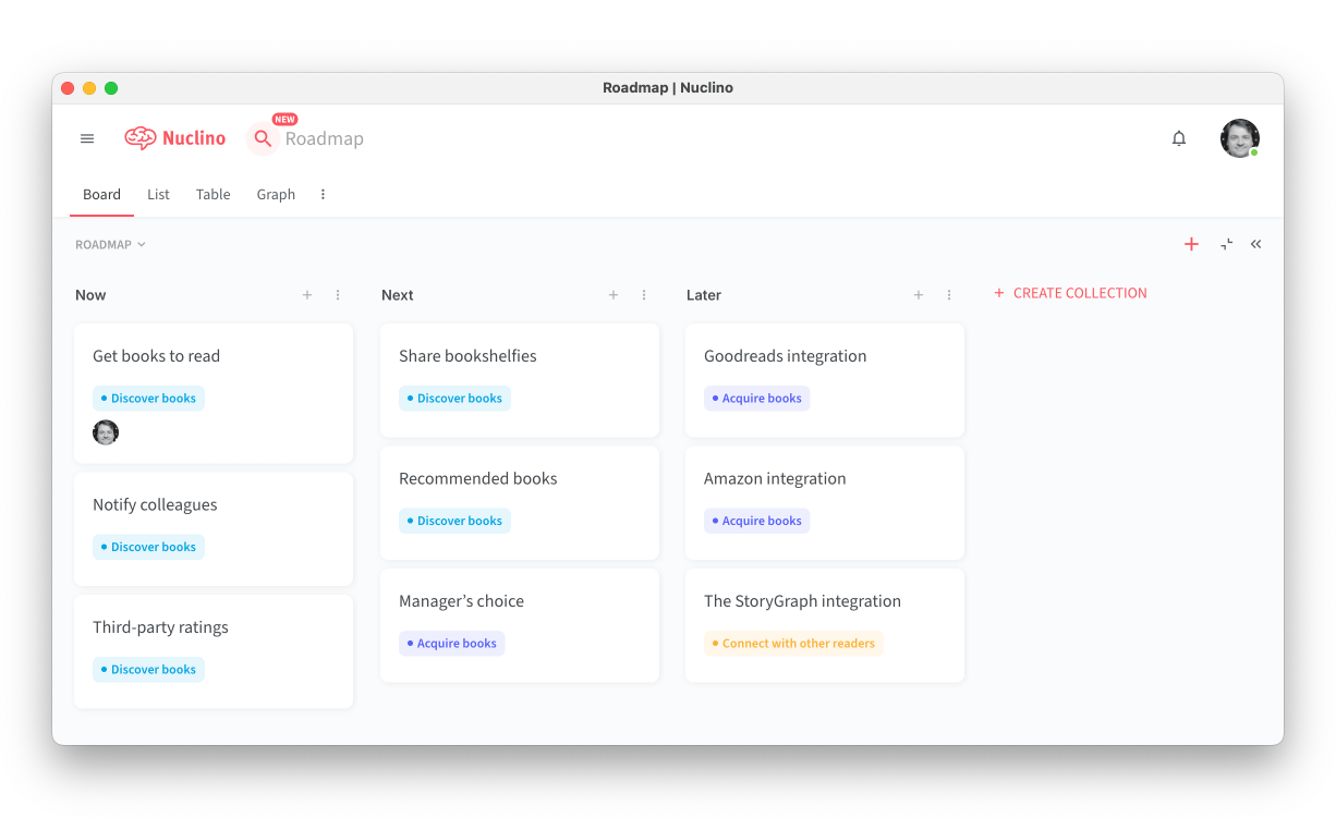 Nuclino desktop app