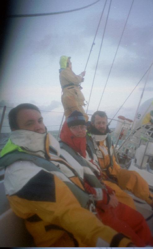 At sea on ‘Logica’: Marko, Monique and Chris