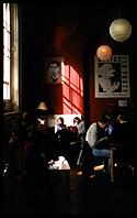 Sitting around in the Boston Tea Party cafe, Exeter, England